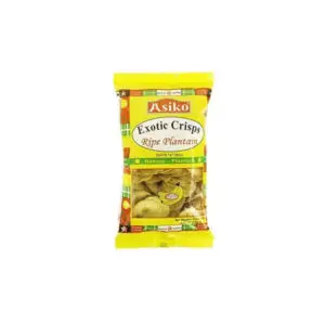 Asiko Plantain Chips Box Yellow